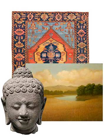 Digital photography of rugs, tribal art, paintings, textile art, quilts, contemporary and decorative art, and oriental carpets.